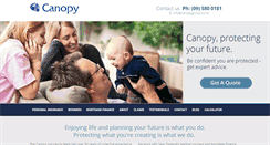 Desktop Screenshot of canopygroup.co.nz